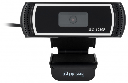 Камера Web Оклик OK-C013FH черный 2Mpix (1920x1080) USB2.0 с микрофоном фото 9