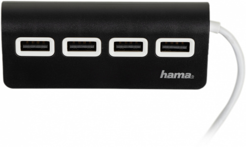 Разветвитель USB 2.0 Hama H- 200119 4порт. серый (00200119) фото 4