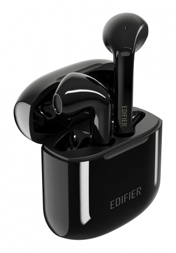 Гарнитура вкладыши Edifier TWS200 черный беспроводные bluetooth в ушной раковине фото 2