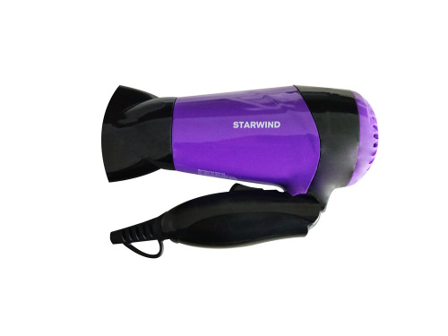 Фен Starwind SHP6102 1600Вт черный/фиолетовый фото 3