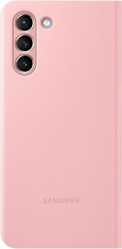 Чехол (флип-кейс) Samsung для Samsung Galaxy S21 Smart LED View Cover розовый (EF-NG991PPEGRU) фото 2