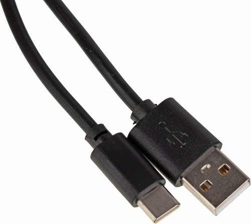 Кабель USB (m)-USB Type-C (m) 2м черный фото 2