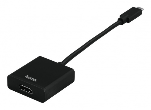 Адаптер Hama USB Type-C (m)-HDMI (f) черный 0.1м (135726) фото 4