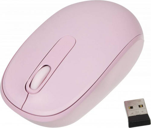 Мышь Microsoft Mobile Mouse 1850 розовый оптическая (1000dpi) беспроводная USB для ноутбука (2but) фото 7