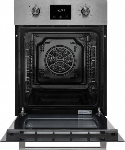 Духовой шкаф Электрический Weissgauff EOY 451 PDX нержавеющая сталь/черный фото 3