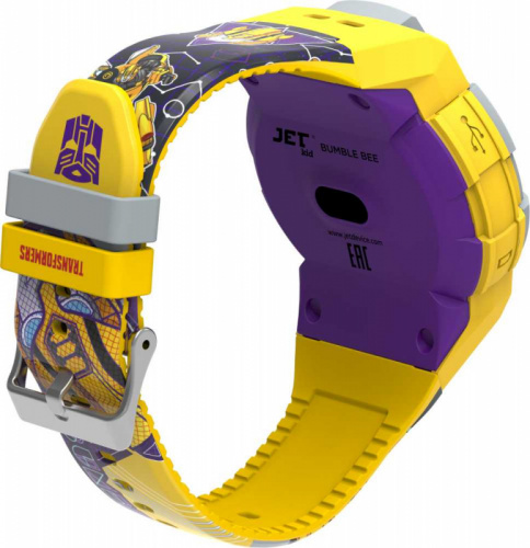 Смарт-часы Jet Kid Bumblebee 40мм 1.44" TFT желтый фото 2