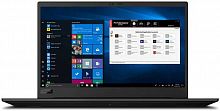 Ноутбук Lenovo ThinkPad P1 Core i9 10885H 32Gb SSD1Tb NVIDIA Quadro T2000 4Gb 15.6" OLED Touch UHD (3840x2160) Windows 10 4G Professional black WiFi BT Cam