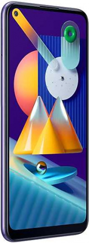 Смартфон Samsung SM-M115F Galaxy M11 32Gb 3Gb фиолетовый моноблок 3G 4G 2Sim 6.4" 720x1560 Android 10 13Mpix 802.11 b/g/n NFC GPS GSM900/1800 GSM1900 TouchSc MP3 microSD max512Gb фото 4