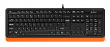 Клавиатура A4Tech Fstyler FK10 черный/оранжевый USB