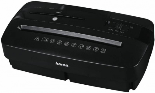 Шредер Hama Basic X7CDA H-50196 (секр.Р-2)/фрагменты/7лист./13лтр./пл.карты/CD фото 3