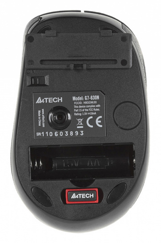 Клавиатура + мышь A4Tech V-Track 7200N клав:черный мышь:черный USB беспроводная Multimedia фото 3