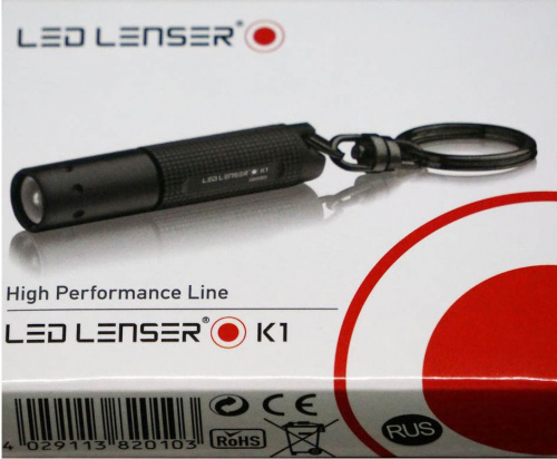Фонарь ручной Led Lenser K1 черный лам.:светодиод. LR41x4 (8201) фото 4