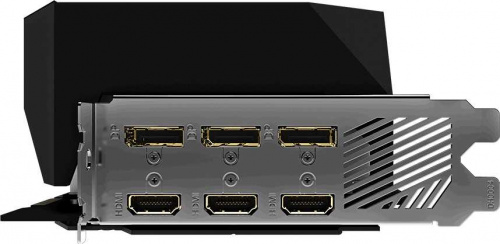 Видеокарта Gigabyte PCI-E 4.0 GV-N3090AORUS X-24GD NVIDIA GeForce RTX 3090 24576Mb 384 GDDR6X 1860/19500 HDMIx3 DPx3 HDCP Ret фото 3