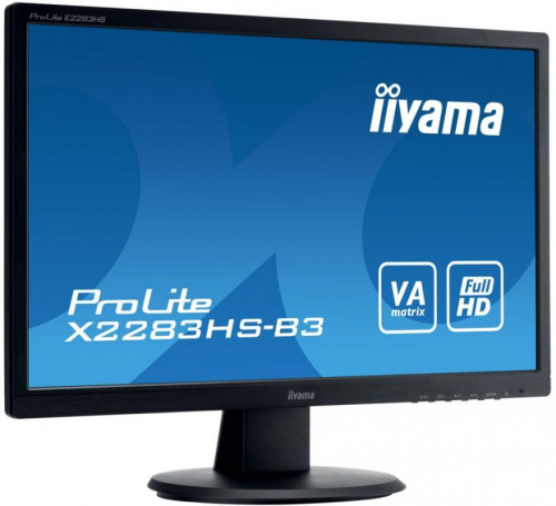 Монитор Iiyama 21.5" X2283HS-B3 черный VA LED 4ms 16:9 HDMI M/M матовая 3000:1 250cd 178гр/178гр 1920x1080 D-Sub DisplayPort FHD 3кг фото 7