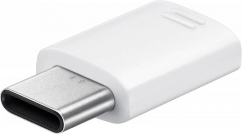 Переходник Samsung EE-GN930KWRGRU micro USB B (f) USB Type-C (m) белый фото 2