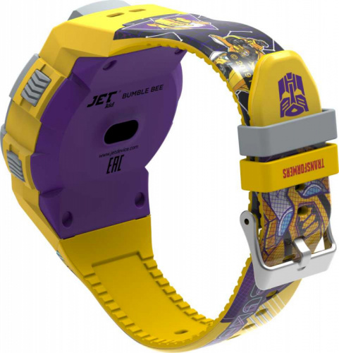 Смарт-часы Jet Kid Bumblebee 40мм 1.44" TFT желтый фото 5