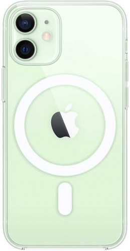 Чехол (клип-кейс) Apple для Apple iPhone 12 mini Clear Case with MagSafe прозрачный (MHLL3ZE/A) фото 2