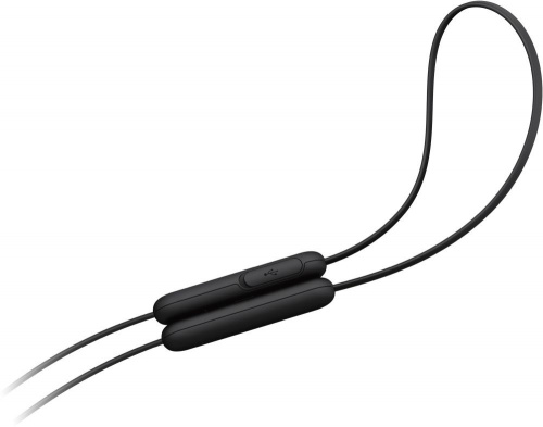 Гарнитура вкладыши Sony WI-C200 черный беспроводные bluetooth шейный обод (WIC200B.E) фото 6