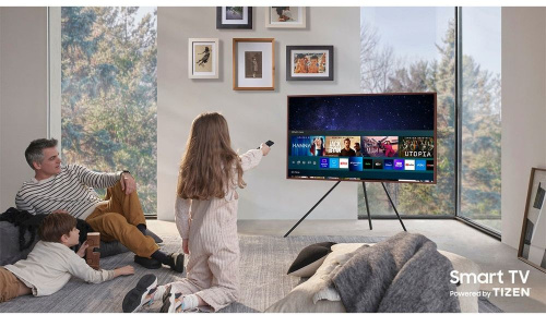 Телевизор QLED Samsung 43" QE43LS03AAUXRU Frame черный/Ultra HD/60Hz/DVB-T2/DVB-C/DVB-S2/USB/WiFi/Smart TV (RUS) фото 3