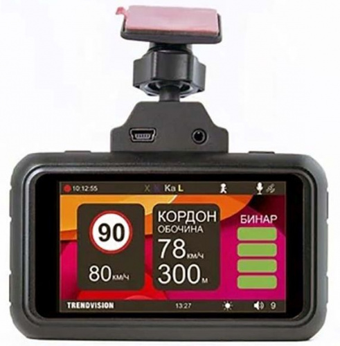 Видеорегистратор с радар-детектором TrendVision Hybrid Signature EVO Wi GPS черный фото 2