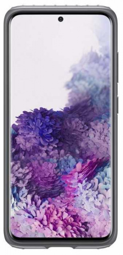 Чехол (клип-кейс) Samsung для Samsung Galaxy S20 Protective Standing Cover серебристый (EF-RG980CSEGRU) фото 2