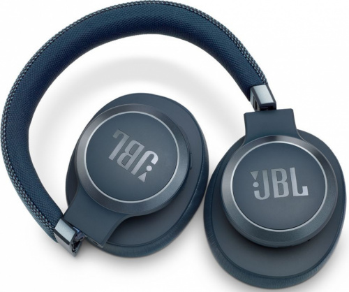 Гарнитура накладные JBL Live 650BTNC 1.2м синий беспроводные bluetooth в ушной раковине (JBLLIVE650BTNCBLU) фото 4