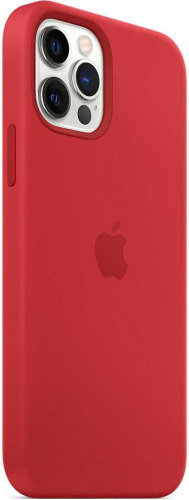 Чехол (клип-кейс) Apple для Apple iPhone 12/12 Pro Silicone Case with MagSafe красный (MHL63ZE/A) фото 8