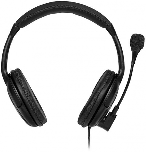 Наушники с микрофоном Sven AP-675MV черный 2.5м накладные оголовье (SV-014391)