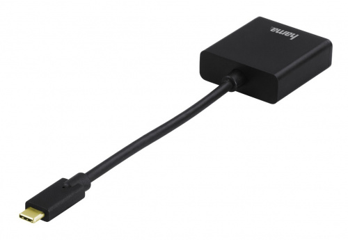 Адаптер Hama USB Type-C (m)-HDMI (f) черный 0.1м (135726) фото 3