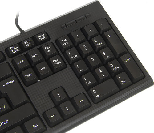 Клавиатура + мышь Оклик 621M IRU клав:черный мышь:черный USB фото 8