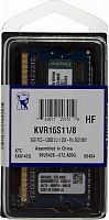 Память DDR3 8Gb 1600MHz Kingston KVR16S11/8 RTL PC3-12800 CL11 SO-DIMM 204-pin 1.5В