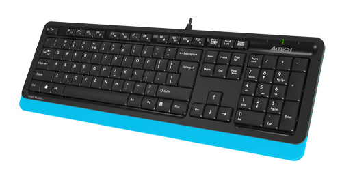 Клавиатура A4Tech Fstyler FK10 черный/синий USB фото 5
