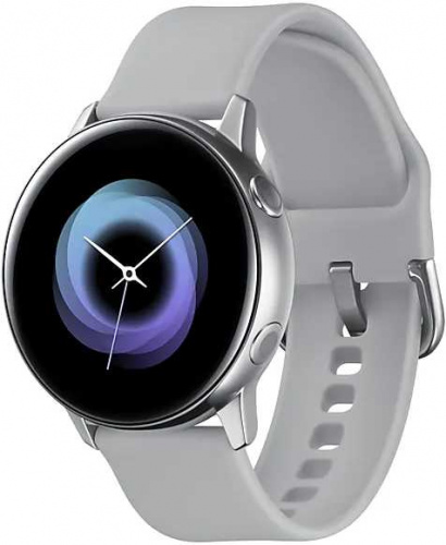 Смарт-часы Samsung Galaxy Watch Active 39.5мм 1.1" Super AMOLED серебристый (SM-R500NZSASER) фото 3
