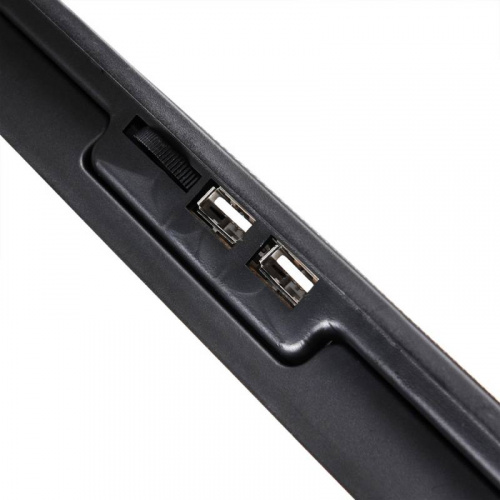 Подставка для ноутбука Buro BU-LCP156-B214H 15.6"355x255x30мм 2xUSB 2x 140ммFAN 900г металлическая сетка/пластик черный фото 8