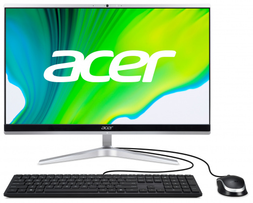Моноблок Acer Aspire C22-1650 21.5" Full HD i5 1135G7 (2.4) 8Gb SSD256Gb Iris Xe CR noOS GbitEth WiFi BT 65W клавиатура мышь Cam серебристый 1920x1080 фото 4