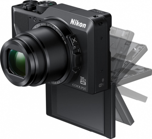 Фотоаппарат Nikon CoolPix A1000 черный 16Mpix Zoom35x 3" 4K 81Mb SDXC CMOS 1x2.3 IS opt+el 1minF rotLCD TouLCD 30fr/s HDMI/EN-EL12 фото 7