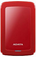 Жесткий диск A-Data USB 3.0 2Tb AHV300-2TU31-CRD HV300 2.5" красный