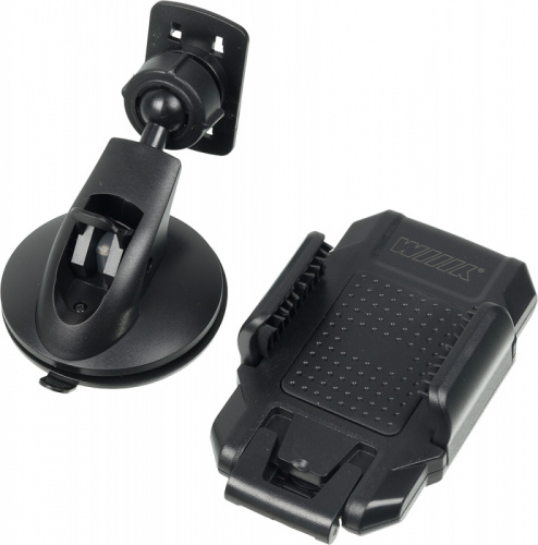 Держатель Wiiix HT-28T6 черный для для смартфонов и навигаторов фото 6