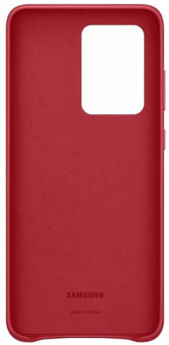 Чехол (клип-кейс) Samsung для Samsung Galaxy S20 Ultra Leather Cover красный (EF-VG988LREGRU) фото 3