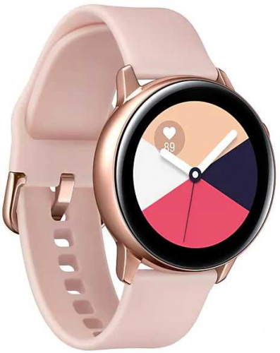 Смарт-часы Samsung Galaxy Watch Active 39.5мм 1.1" Super AMOLED розовое золото (SM-R500NZDASER) фото 3