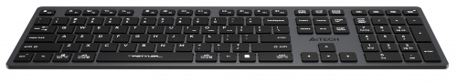 Клавиатура A4Tech Fstyler FBX50C черный USB беспроводная BT/Radio slim Multimedia (FBX50C GREY) фото 4