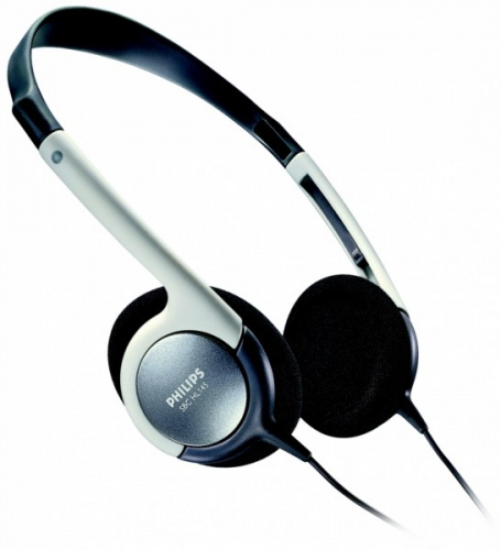 Наушники накладные Philips SBCHL145/10 1.2м серебристый проводные (оголовье)