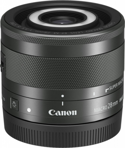 Объектив Canon EF-M STM (1362C005) 28мм f/3.5 Macro черный фото 2