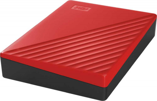 Жесткий диск WD USB 3.2 Gen 1 4TB WDBPKJ0040BRD-WESN My Passport 2.5" красный фото 3