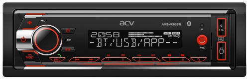 Автомагнитола ACV AVS-930BR 1DIN 4x50Вт ПДУ (37985)