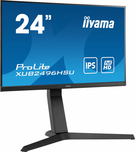 Монитор Iiyama 23.8" ProLite XUB2496HSU-B1 черный IPS LED 1ms 16:9 HDMI M/M матовая HAS 250cd 178гр/178гр 1920x1080 DisplayPort FHD USB 4.7кг фото 3