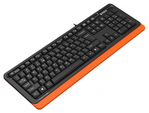 Клавиатура A4Tech Fstyler FKS10 черный/оранжевый USB фото 7