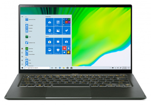 Ультрабук Acer Swift 5 SF514-55TA-725A Core i7 1165G7/16Gb/SSD512Gb/Intel Iris Xe graphics/14"/IPS/Touch/FHD (1920x1080)/Windows 10/d.green/WiFi/BT/Cam фото 7