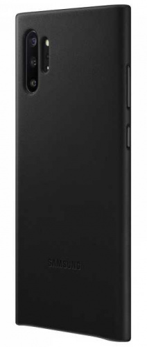 Чехол (клип-кейс) Samsung для Samsung Galaxy Note 10+ Leather Cover черный (EF-VN975LBEGRU) фото 4
