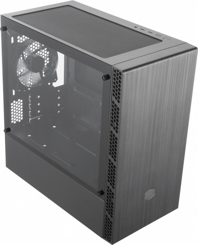 Корпус Cooler Master MasterBox MB400L w/o ODD черный без БП mATX 4x120mm 3x140mm 2xUSB3.0 audio bott PSU фото 3
